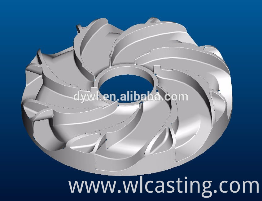 investment casting cnc machining pump impeller mold mould